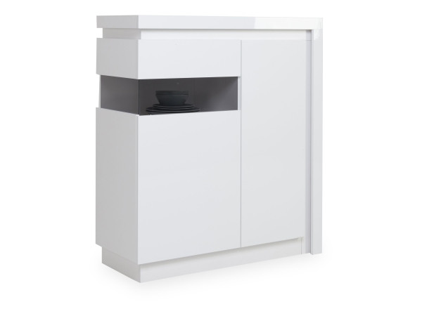 Highboard WENKE in weiß aus Dekor