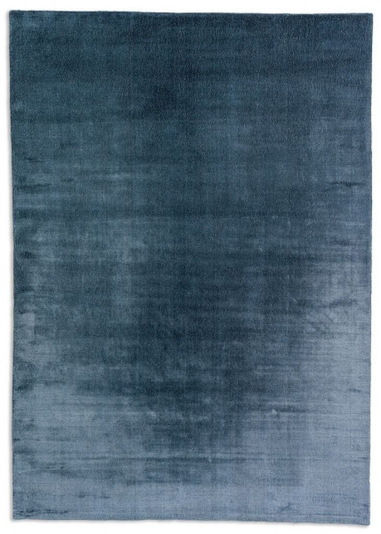 Teppich AURA in blau aus Mischgewebe