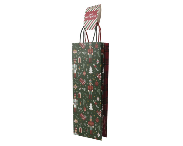 Geschenktasche in mehrfarbig aus Papier