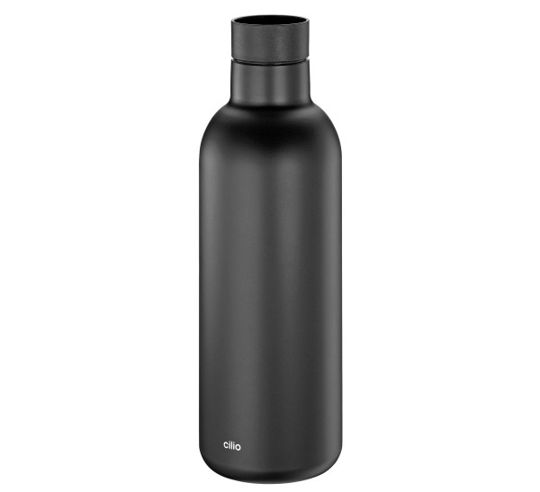 Isolierflasche cilio DELUXE in schwarz