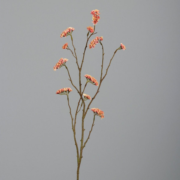 Kunstblume Statice in pfirsich
