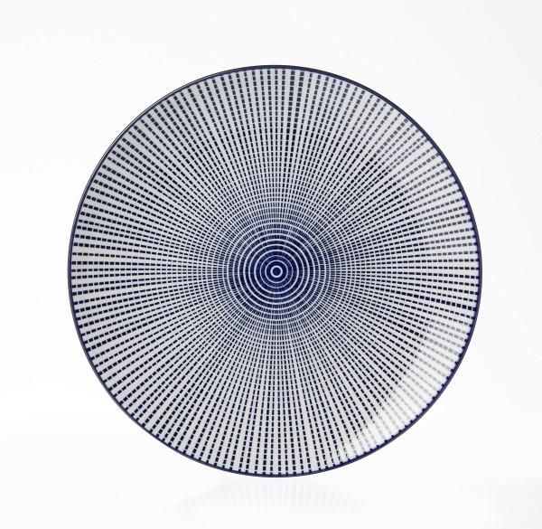 Dessertteller MAKOTO in blau aus Porzellan