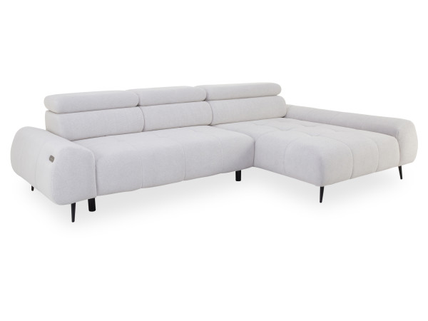 Polsterecke HARPER WITNICA in silver aus Stoff