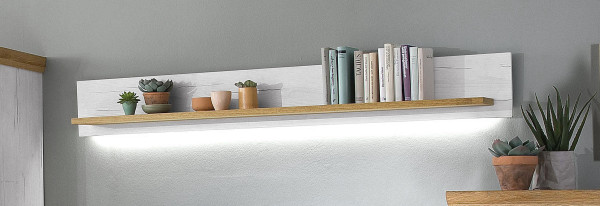 Wandboard vito CALVA in weiß aus Dekor