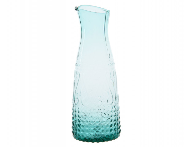 Krug mit Struktur aqua