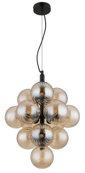 Hängeleuchte CONOR in schwarz aus Metall