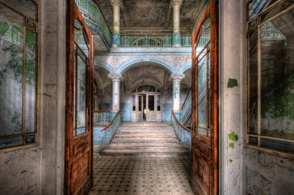 Akustikbild LOST PLACE 2 aus Materialmix