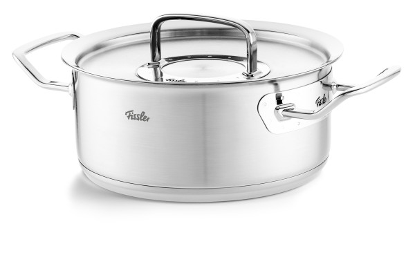 Bratentopf Fissler Profi Collection in silberfarben aus Metall