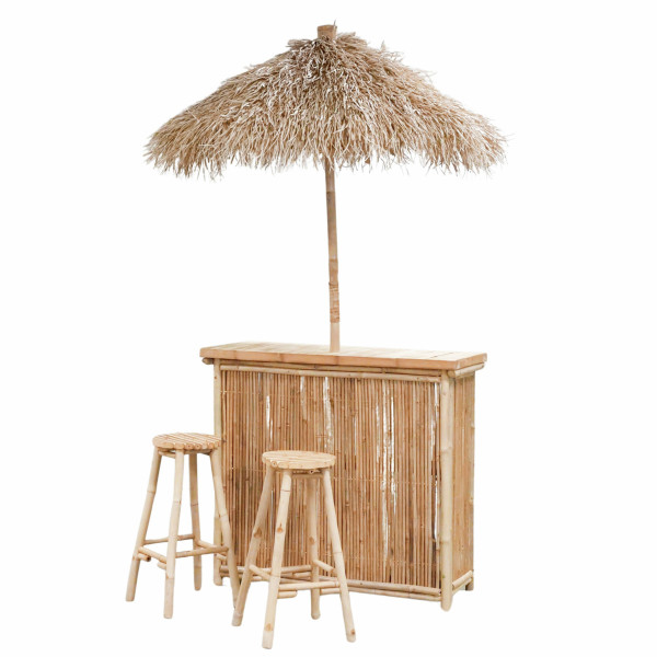 Hausbar LANIA in natur aus Bambus