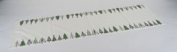 Tischläufer Tanne in mehrfarbig aus Kunststoff