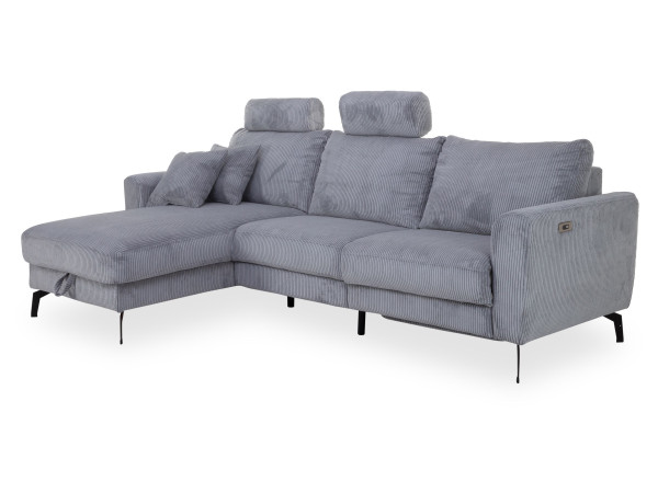 Polsterecke HARPER MONIZ in 6148 grau aus Stoff