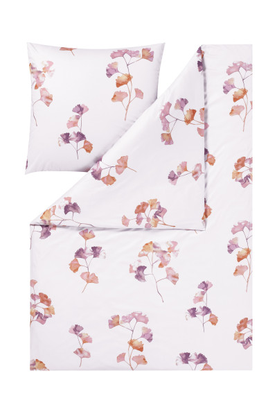 Bettwäsche ALMA Jersey in Magnolia aus Baumwolle