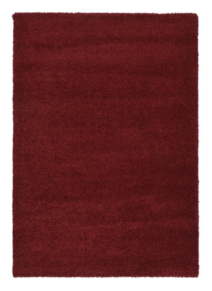 Teppich MODA Shaggy in DUNKELROT aus Polypropylen