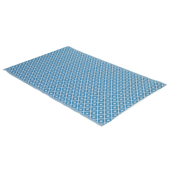 Outdoorteppich greemotion Sant Josip in blau aus Polypropylen