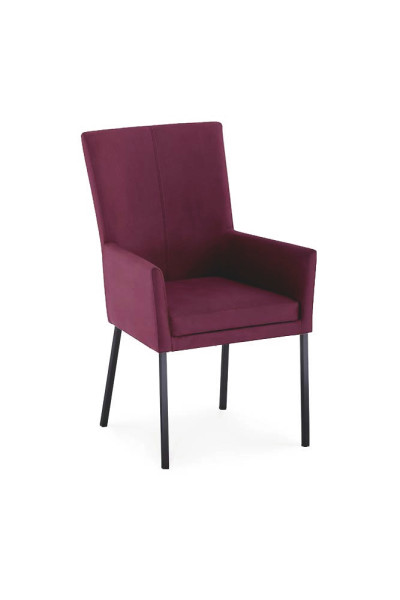 Polsterstuhl COLORADO in  Nirvana rot