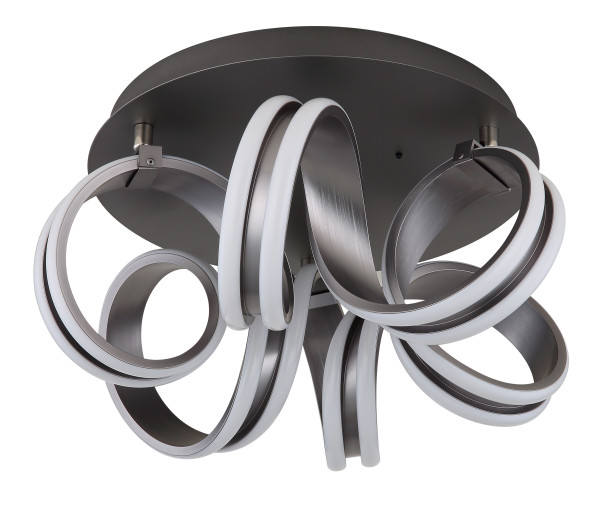 Deckenleuchte KUNI in grau aus Metall