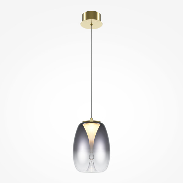 Pendelleuchte SPLASH in goldfarben aus Aluminium