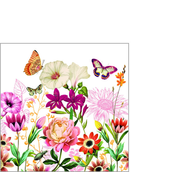 Servietten ILLUSION in bunt aus Papier