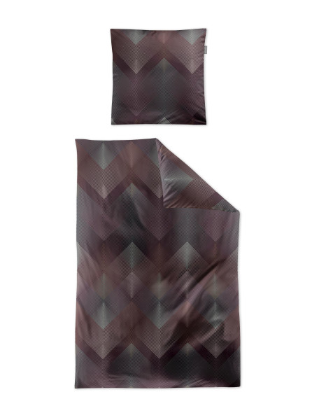 Bettwäsche WAVE Satin aus Baumwolle