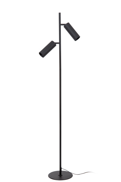 Stehleuchte CLUBS in schwarz aus Aluminium