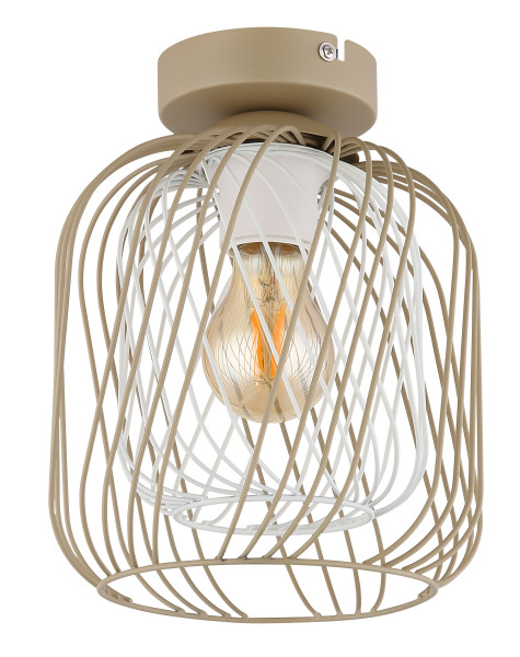 Deckenleuchte DICHTI in sand aus Metall