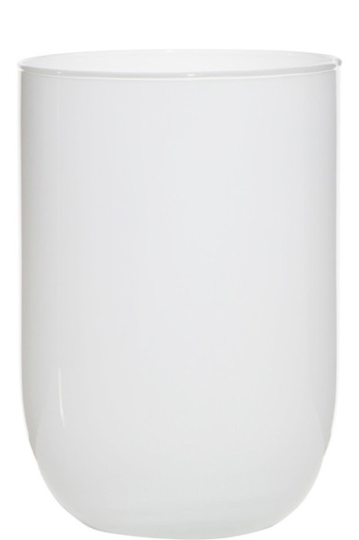 Vase ESSENTIALS EMILIA in weiß aus Glas