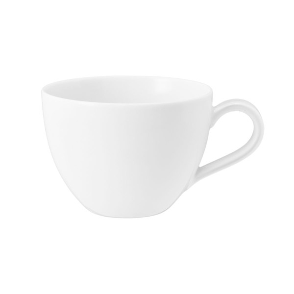 Kaffeeobertasse BEAT in weiß aus Porzellan