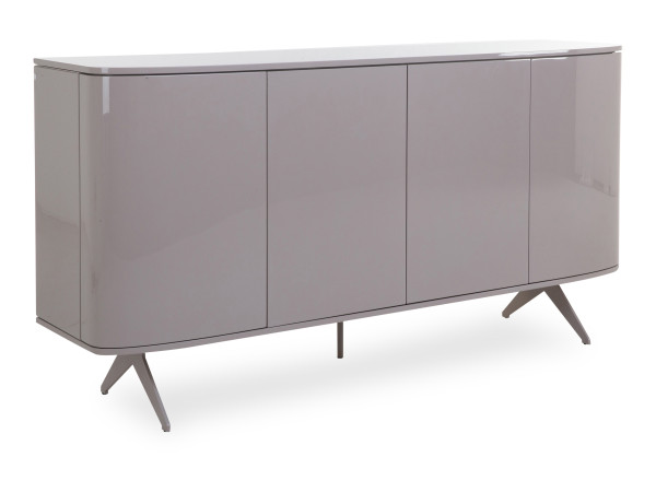 Sideboard MONDO KIGARA in Cappuccino aus Lack Hochglanz
