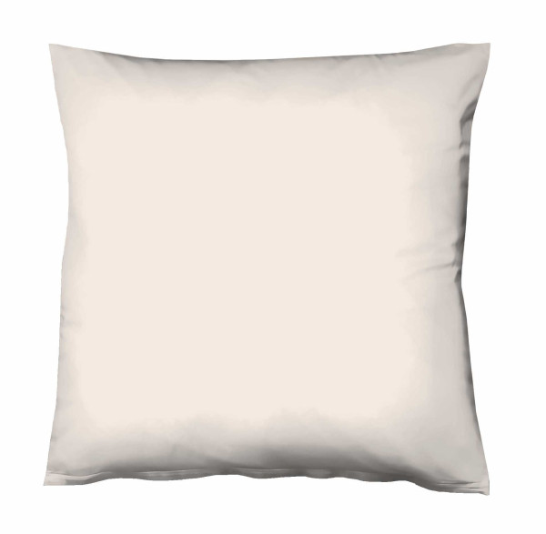 Kissenhülle COLOURS Satin in Porzelan aus Baumwolle