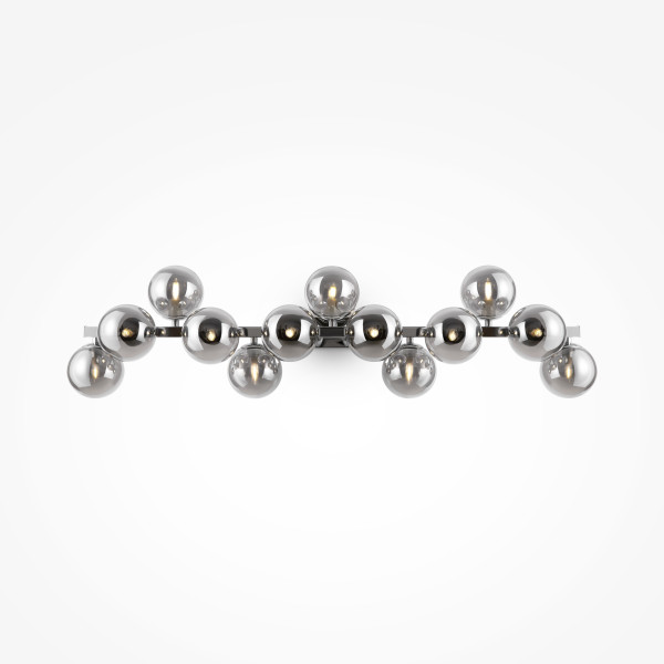 Wandleuchte DALLAS in chromfarben aus Metall