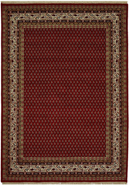 Teppich Bikaner Mir rot rund