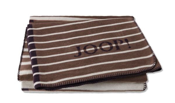 Wohndecke JOOP! DIVIDED in Caramel aus Mischgewebe