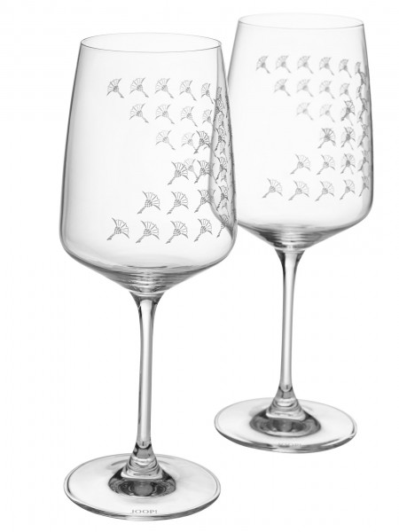 Weißweinglas-Set JOOP! CORNFLOWER in klar aus Glas