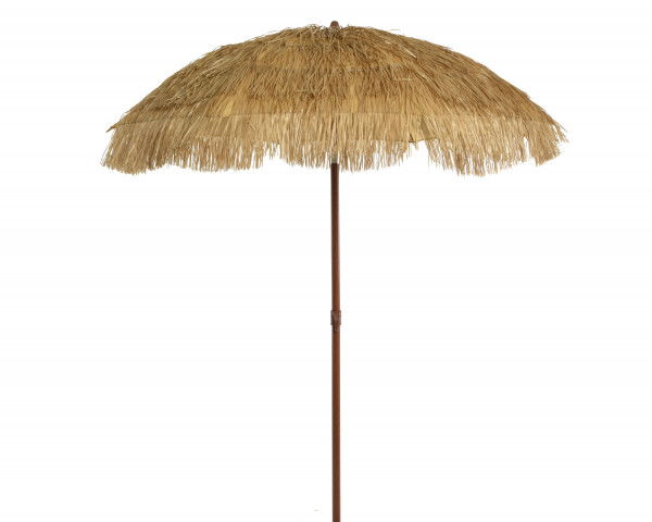 Sonnenschirm in weiß aus Polyester
