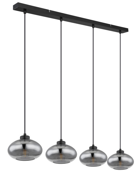 Hängeleuchte SHAUN in schwarz aus Metall