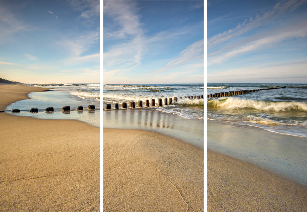 Akustikbild WELLENBRECHER 3 in mehrfarbig