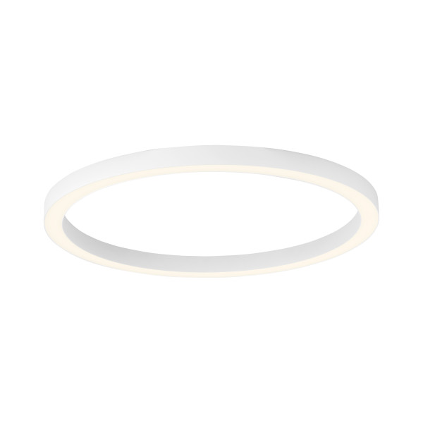 Deckenleuchte PURE LINES ROUND in snowwhite aus Kunststoff