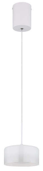Hängeleuchte BELINDA in weiß aus Metall