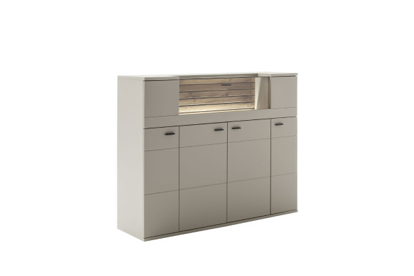 Highboard Rolf Weber MOXA in Basalt aus Dekor