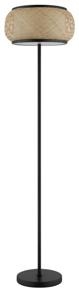 Stehleuchte BAMBORA in schwarz aus Metall