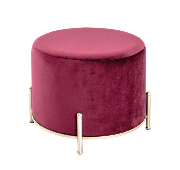 Hocker in mehrfarbig aus Metall