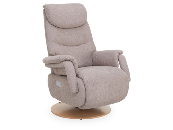 Fernsehsessel MONDO MARICA in taupe aus Stoff