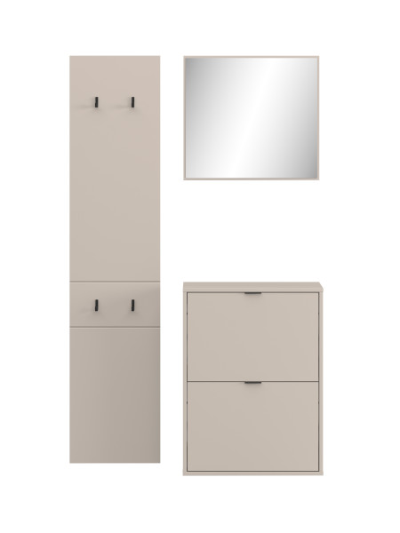 Garderobenset HARPER BEJAR in kaschmir aus Dekor