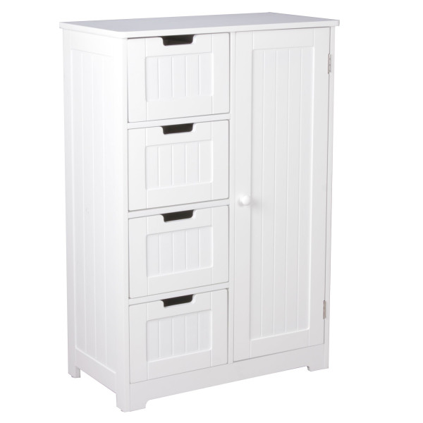 Badschrank PATTI in weiß aus MDF