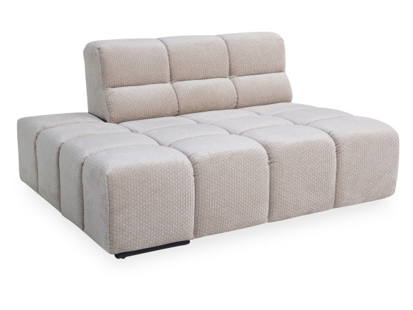 Sofa 2 Sitzer ZEFERINO FANO in beige aus Stoff