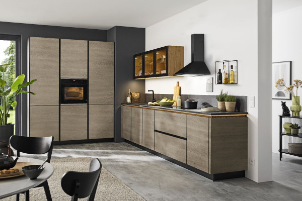 Einbauküche Nobilia Senso in Eiche aus Lack