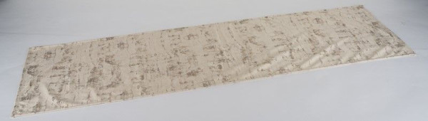 Tischläufer Samt in creme aus Kunststoff