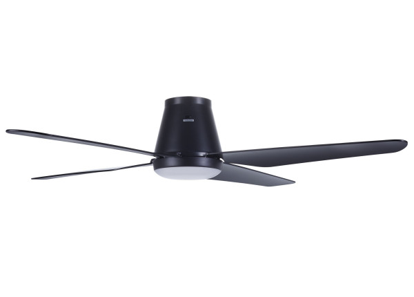 Deckenventilator ARIA CTC LED in schwarz aus Kunststoff