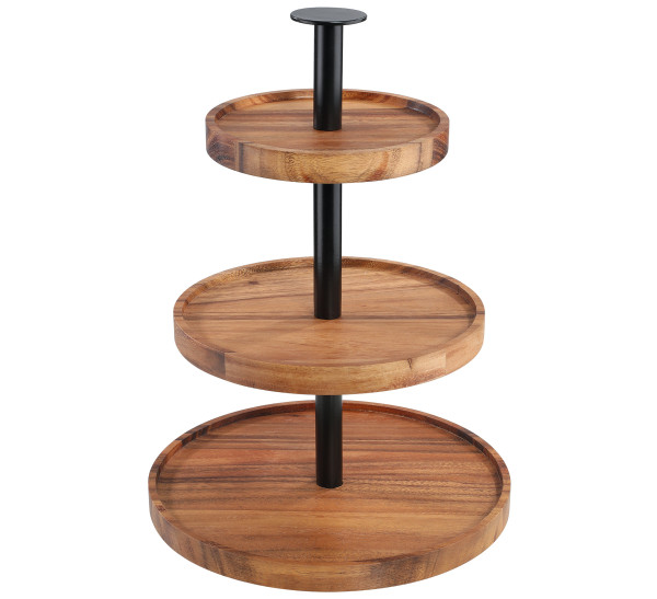 Etagere ZASSENHAUS in braun aus Holz