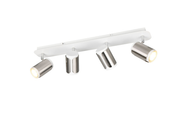 Strahler GILLAN in Nickel aus Metall